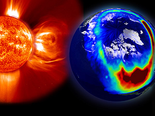 [Solar Storm Striking Earth]